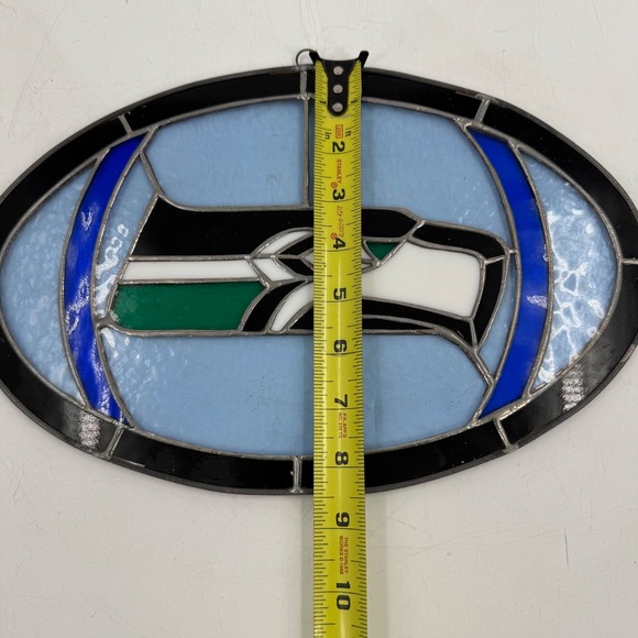 Seahawks Stained Glass Football Sports Decor Art Home‎ Display Man Cave - Picture 3 of 9